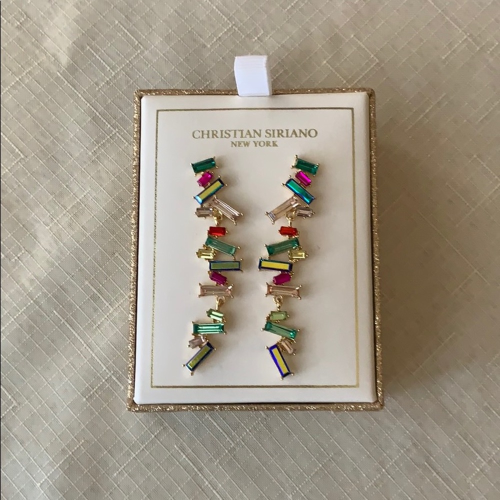 Christian Siriano jeweled earrings